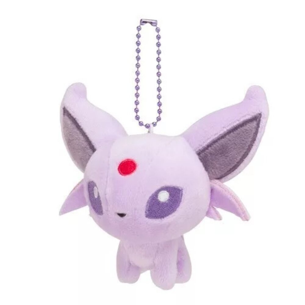 Pokemon Eevee Plush Keychain | Espeon Kawaii Doll Pendant | Cute Gift for Kids